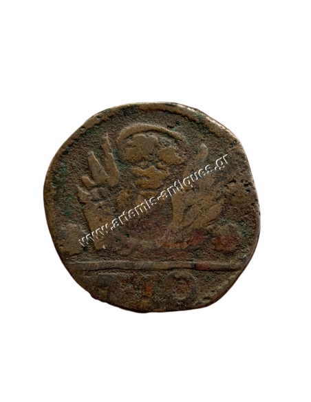2 1/2 Soldini / 10 Tornesi 1610-1611 ND Candia Venice Italian States