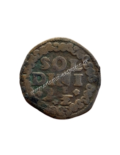 2 1/2 Soldini / 10 Tornesi 1610-1611 ND Candia Venice Italian States 2