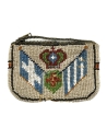 Greek glass beaded purse