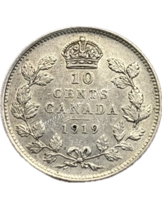 10 Cents 1919 George V Καναδάς 2