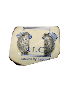 King George A Coin Earrings