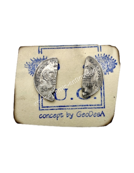 King George A Coin Earrings