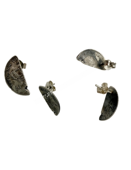 King George A Coin Earrings