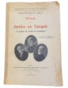 Essai sur la Justice en Turquie ( a propos du Traite de Lausanne), Charles Hippolyte Lebeau 1924