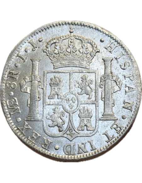 8 Reales 1798 IJ Charles IV Peru AU-UNC
