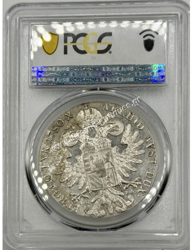 1780-1853, 1 Thaler 1780 - IC FA PCGS AU55 Vienna Maria Theresia Austrian Empire