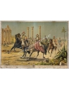 Walk of Otto and Amalia with their Entourage, Chromolithograph