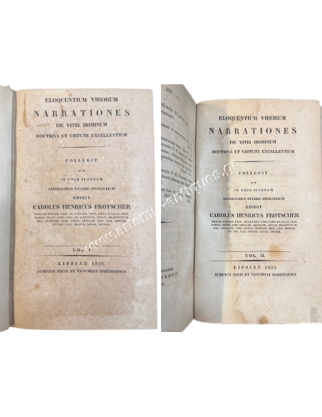 Eloquentium Virorum Narrationes de Vitis Hominum 1826