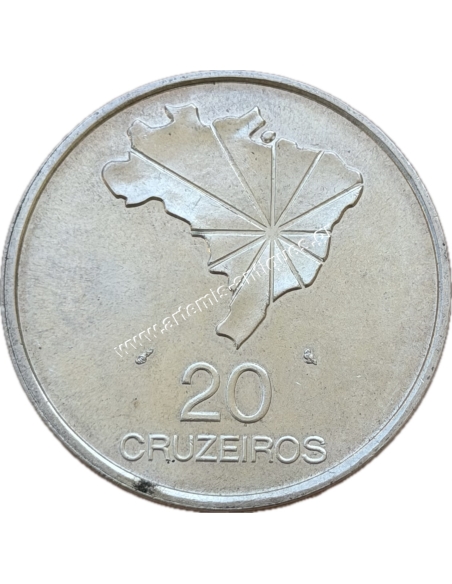 20 Cruzeiros 1972 Brazil