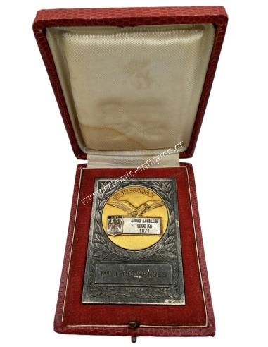 Audax Azuréens 1000km Euraudax 1971 Νίκαια Γαλλία, Πλακέτα στο κουτί της
