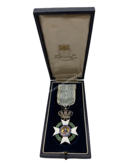 Silver Knight of the Order of the Redeemer by Spink in its box