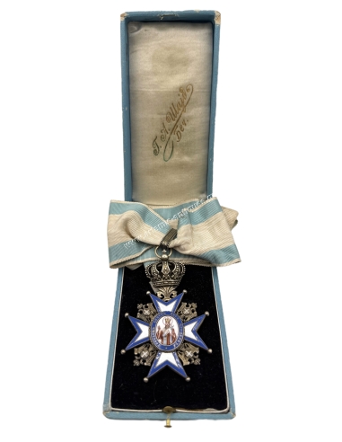 Commander of the Order of St. Sava Type I by G. A. Scheid in original box, Serbia