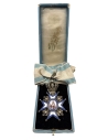 Commander of the Order of St. Sava Type I by G. A. Scheid in original box, Serbia