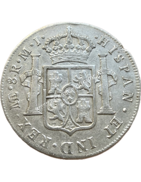 8 Reales 1776 MJ Charles III Peru Rare