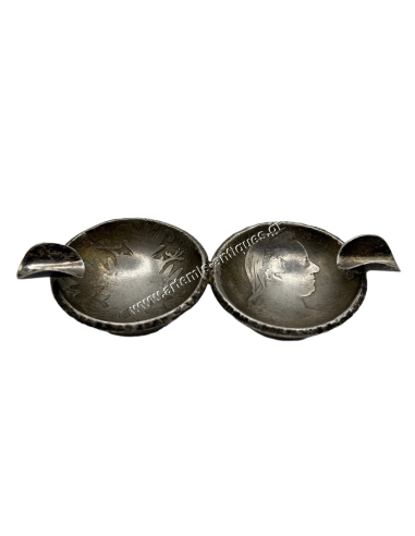 Silver Coins Ashtray Maria Theresia Thalers