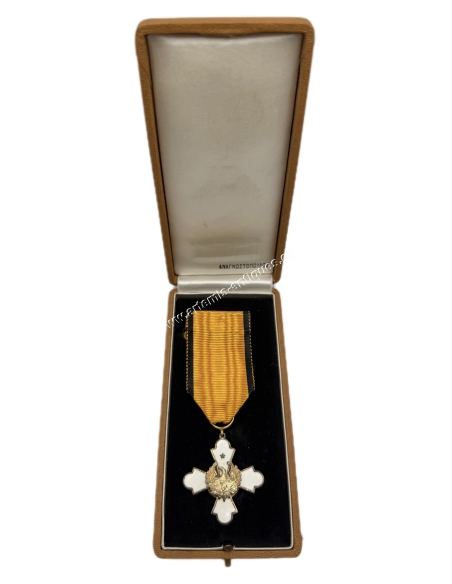 Golden Knight of the Order of the Phoenix Hellenic Republic First Type, in original box by Anagnostopoulos