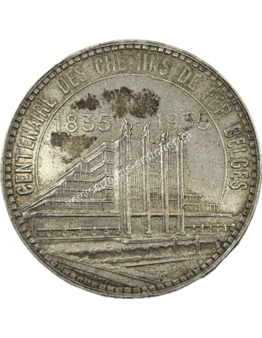50 Francs 1935 Παγκόσμια Έκθεση των Βρυξελλών Mor 442a Βέλγιο