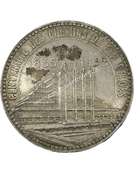 50 Francs 1935 Brussels World's Fair Mor 442a Belgium