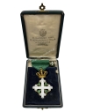 Officer of the Order of Saints Maurice and Lazarus in Gold by E. Gardino in original box, Italy