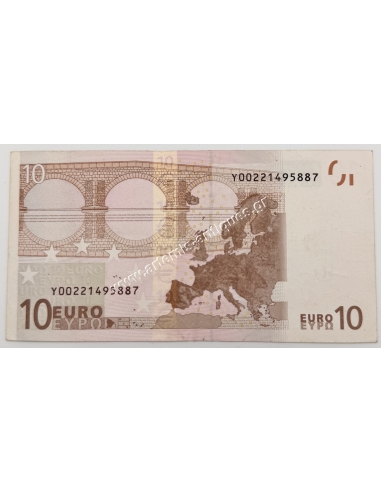 10 euro 2002 Ελλάδα Print Error