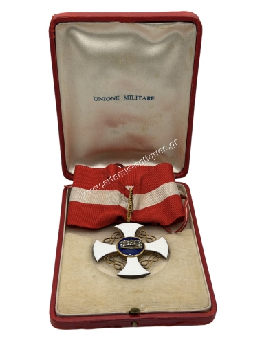 Commander of the Order of the Crown in Gold, in original box, Italy