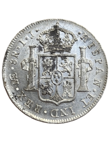 8 Reales 1793 IJ Charles IV Περού UNC