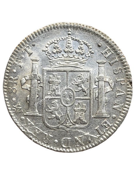 8 Reales 1802 FT Charles IV New Spain, Mexico UNC