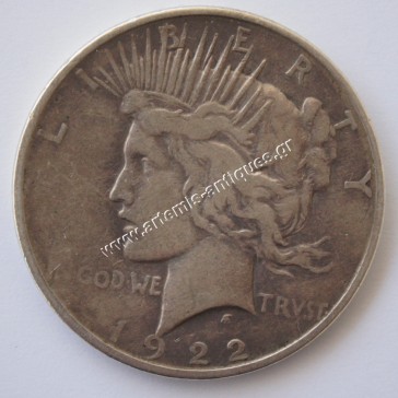 1 Δολάριο 1922 D Η.Π.Α