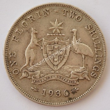 1 Florin - 2 Shillings 1936 Australia