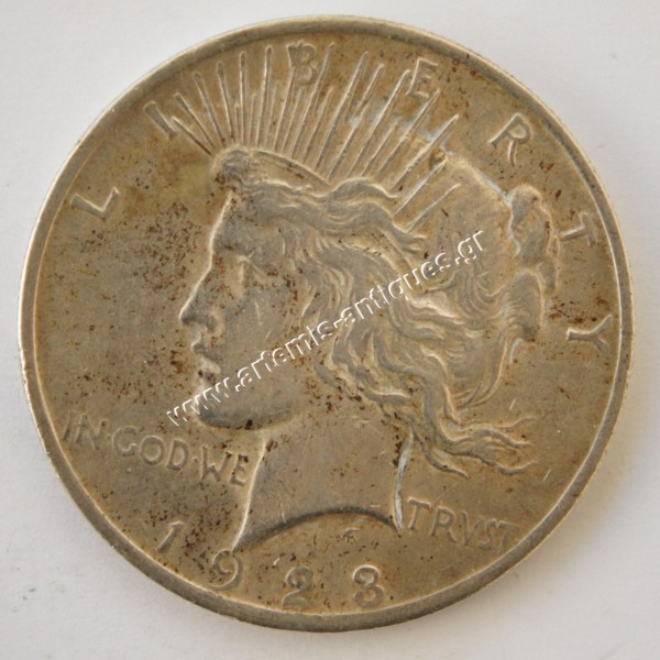 1 Dollar " Peace Dollar " 1923