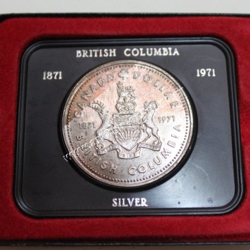 1971 Canada Silver Dollar, British Columbia