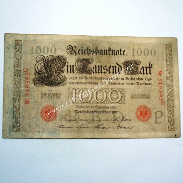 1000 Marks 1909 Germany