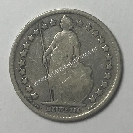 1/2 Φράγκο 1900 Ελβετία