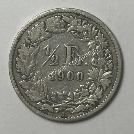 1/2 Φράγκο 1900 Ελβετία