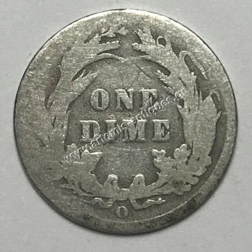 10 Cents 1892 O " Barber Dime "