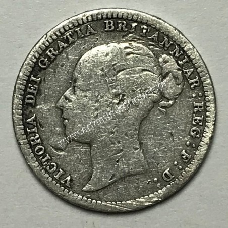 6 Πένες 1880 Ηνωμένο Βασίλειο