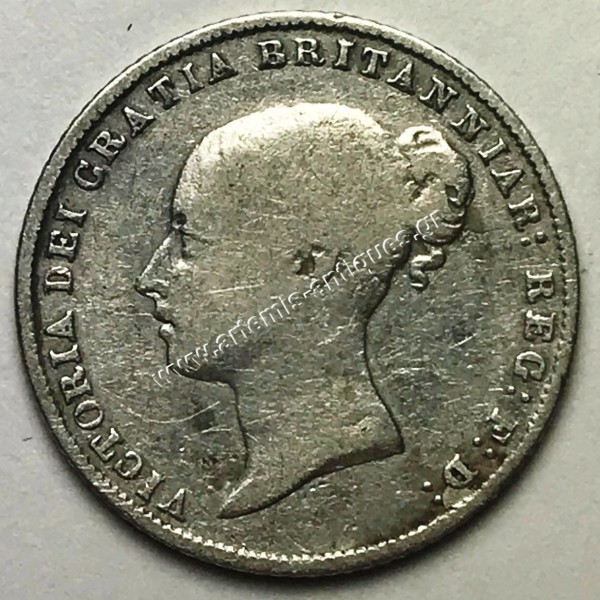 6 Pence 1864 die 28 Ηνωμένο Βασίλειο