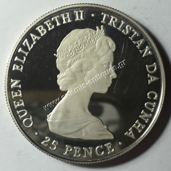 25 Pence 1980 Tristan da Cunha