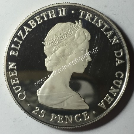 25 Pence 1980 Tristan da Cunha