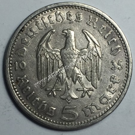 5 Reichsmarks 1935 A Germany