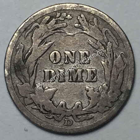 10 Σεντς 1906 D "Μπάρμπερ"