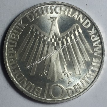 10 Marks 1972 F Proof  Γερμανία 2