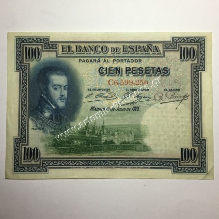 100 Pesetas 1925 Spain