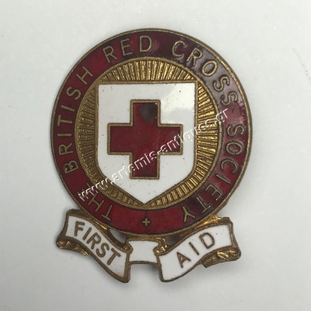The British Red Cross Society First Aid Pin Badge