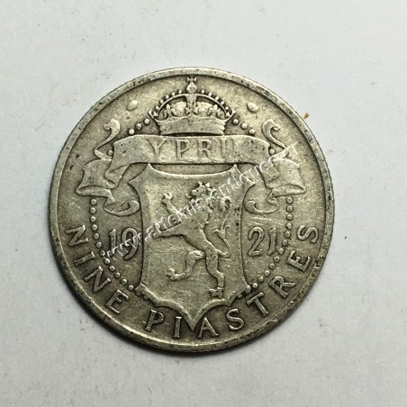 9 Piastres 1921 Κύπρος